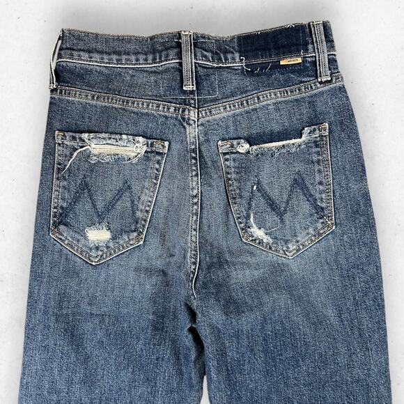 MOTHER High Rise Blue Jeans - Picture 5 of 10